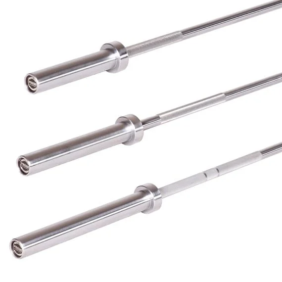 Olimpinis Grifas Silver ø28 mm su guoliais 150, 180, 220 cm