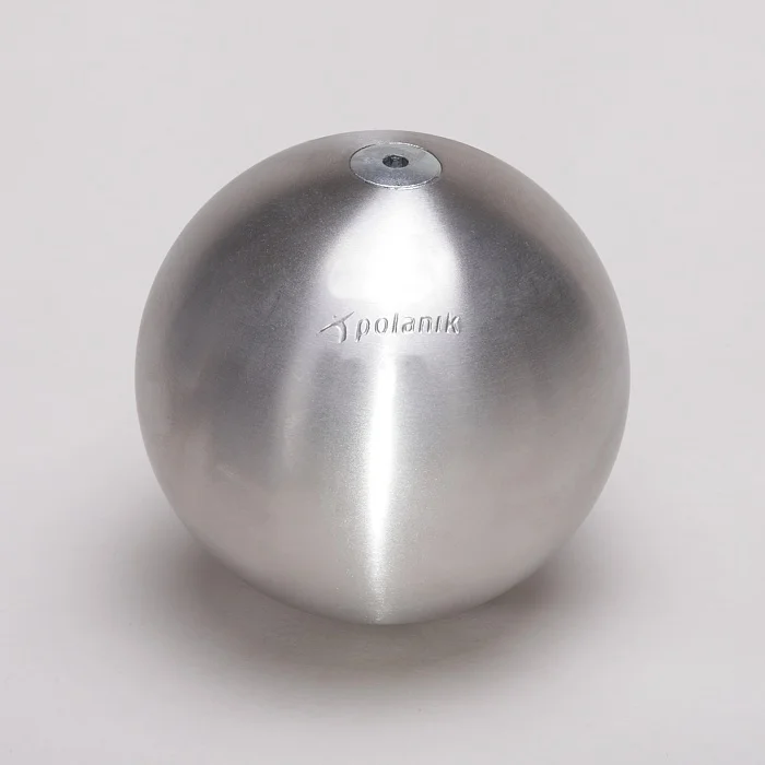Nerūdijančio plieno varžybinis rutulys POLANIK PK 5 – 7.26 kg Nerūdijančio plieno varžybinis rutulys POLANIK PK 5 – 7.26 kg