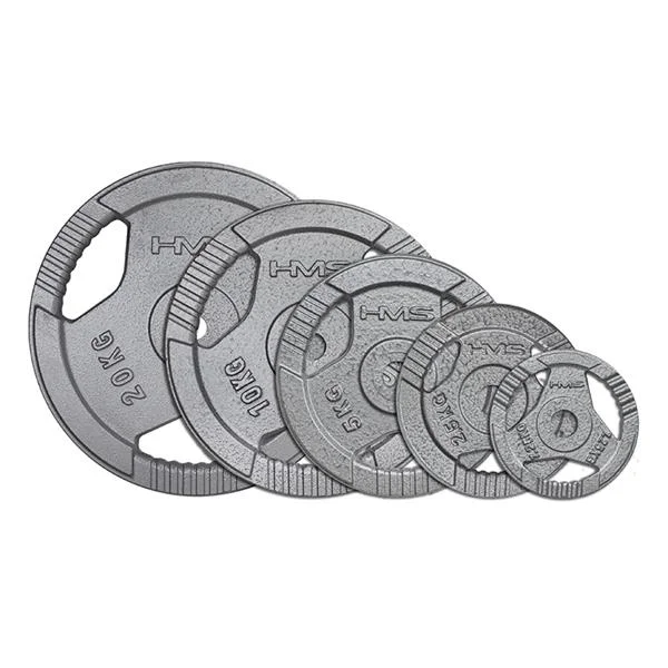 Svorio diskai 30 mm 1,25 -5 kg, pilkas Svorio diskai 30 mm 1,25 -5 kg, pilkas