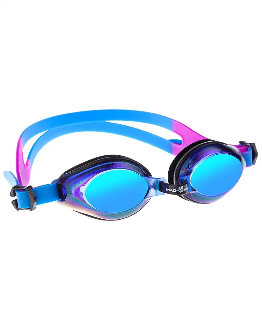 Plaukimo akiniai vaikams MAD WAVE AQUA RAINBOW Plaukimo akiniai vaikams MAD WAVE AQUA RAINBOW