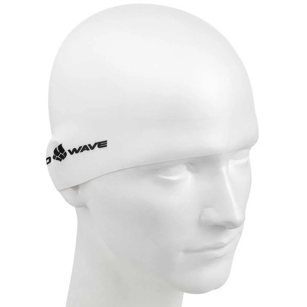 Plaukimo kepurėlė MAD WAVE INTENSIVE, balta Plaukimo kepurėlė MAD WAVE INTENSIVE, balta
