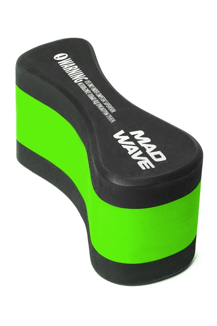 Plaukimo plūdė MADWAVE EXT, Black/Green Plaukimo plūdė MADWAVE EXT, Black/Green