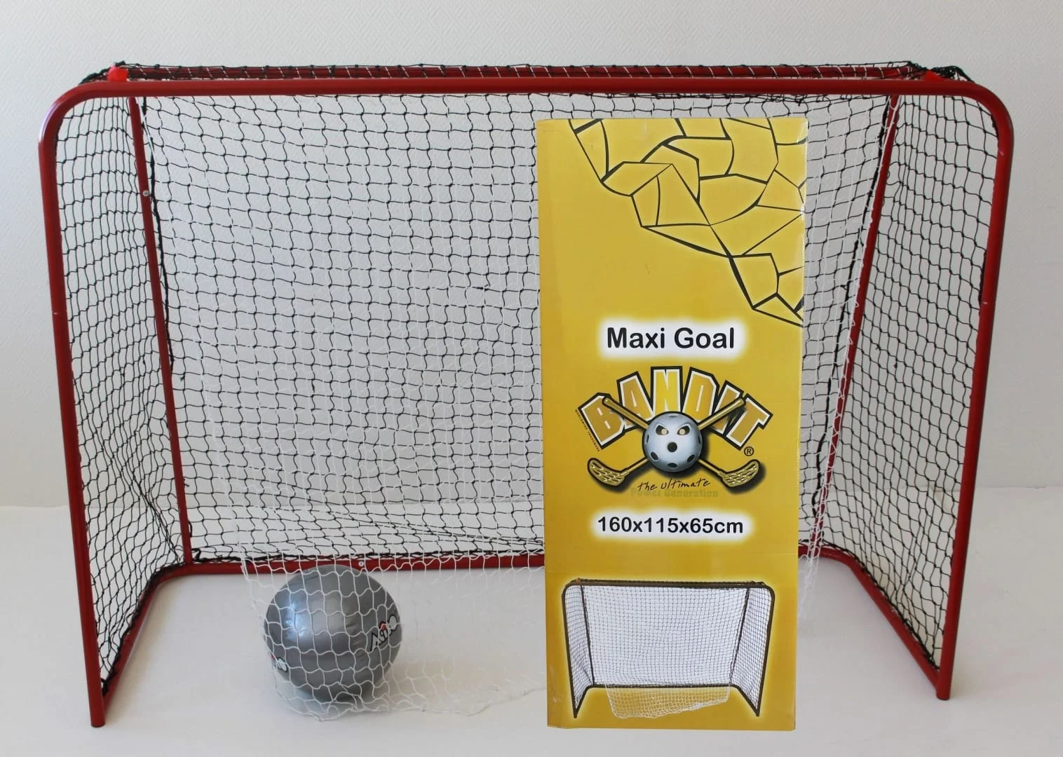 Vartai grindų riedulio MaxiGoal 160x115x65cm Vartai grindų riedulio MaxiGoal 160x115x65cm
