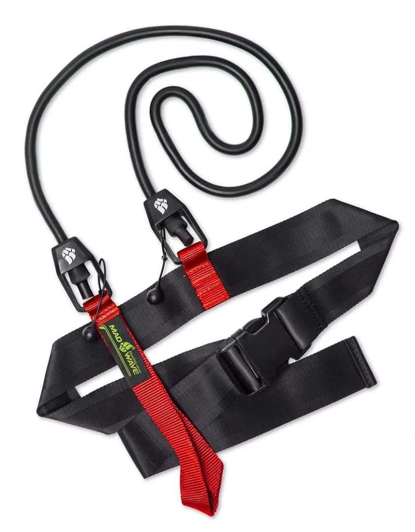 Plaukimo pasipriešinimo diržas MAD WAVE Short Belt Plaukimo pasipriešinimo diržas MAD WAVE Short Belt