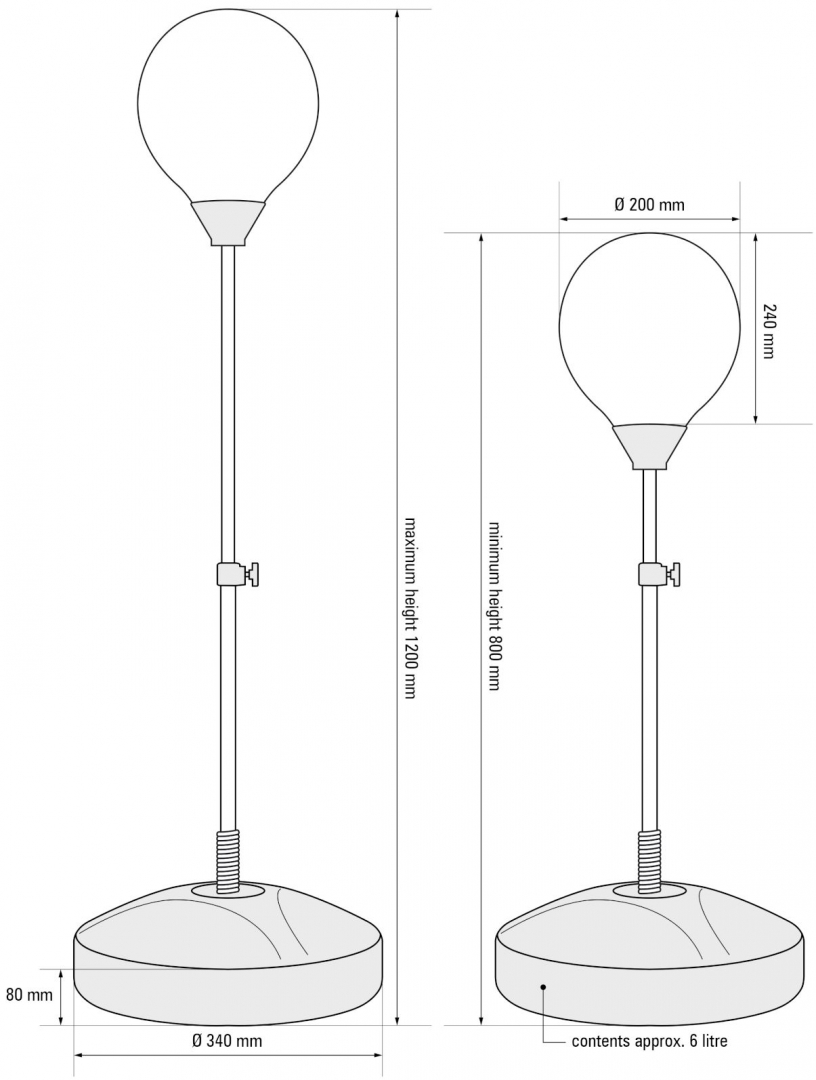 Vaikiškas bokso stovas su pirštinėmis 41BE - Image 5