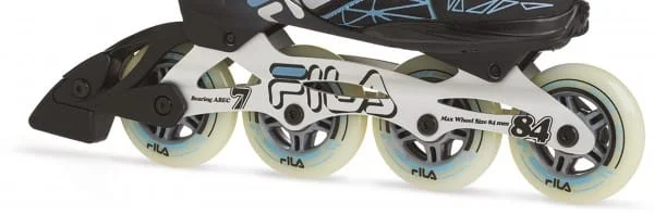 Riedučiai FILA LEGACY PRO 84 moterims, juoda/mėlyna Riedučiai FILA LEGACY PRO 84 moterims, juoda/mėlyna