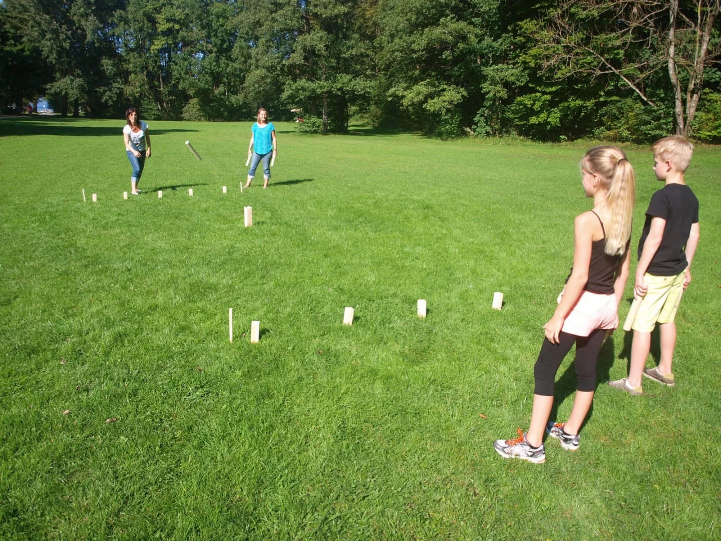 Tradicinis švediškas žaidimas „Kubb“ sodo žaidimas Schildkrot „Kubb“ sodo žaidimas