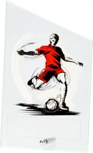 Stiklinis trofėjus FUTBOLAS