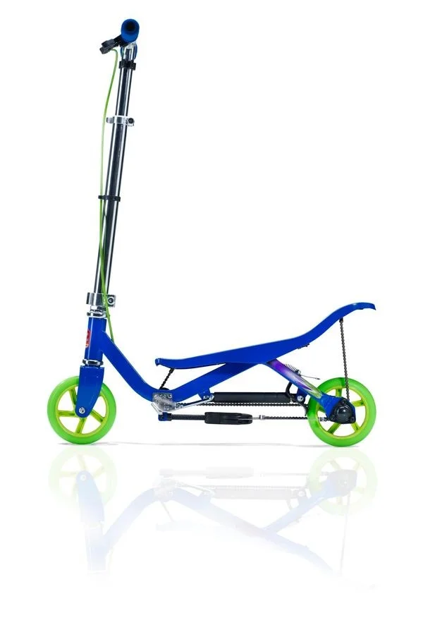 Space Scooter X360 mėlynas paspirtukas