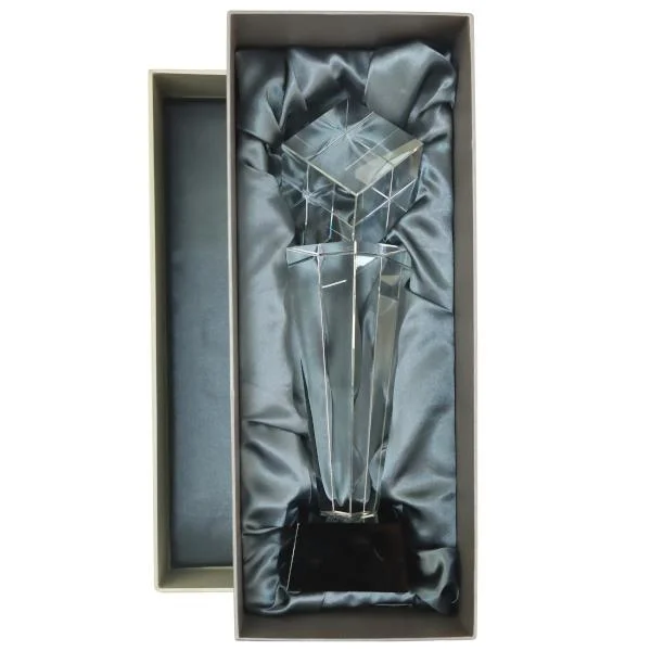 Stiklinis premium apdovanojimas C004, 30 cm Stiklinis apdovanojimas C004