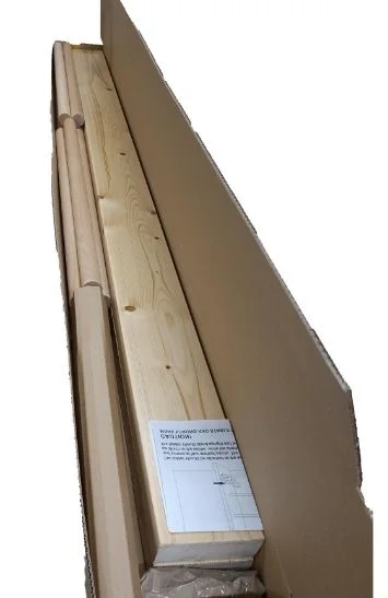 Vienguba gimnastikos sienelė 195×90 cm – lakuota Vienguba gimnastikos sienelė 80×195 cm – lakuota