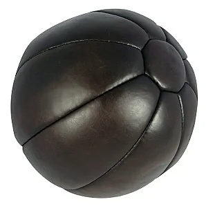 Svorinis kamuolys 3 kg. sinteninė oda, juodas