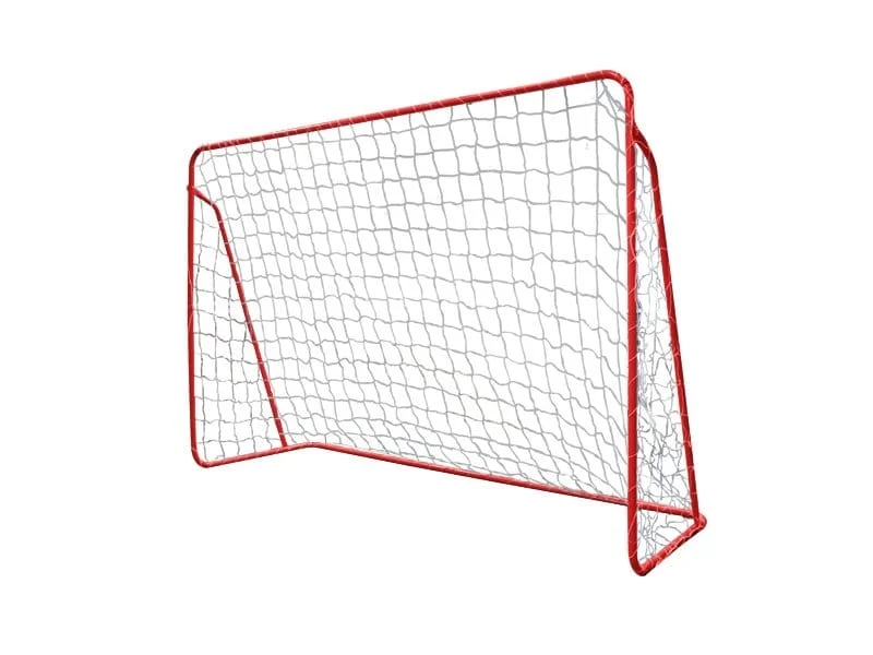 Futbolo vartai 215x152x76 cm su treniruočių siena Futbolo vartai 215x152x76 cm su treniruočių siena