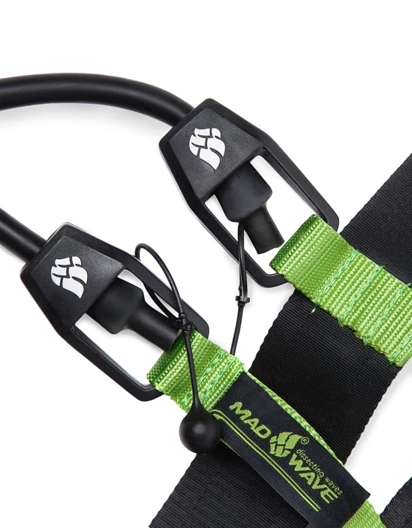 Plaukimo pasipriešinimo diržas MAD WAVE Short Belt Plaukimo pasipriešinimo diržas MAD WAVE Short Belt