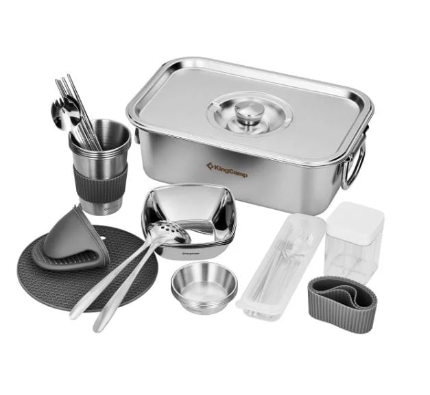 Stovyklos indų rinkinys KING CAMP Hot Pot rinkinys 4 asmenims Stovyklos indų rinkinys KING CAMP Hot Pot rinkinys 4 asmenims
