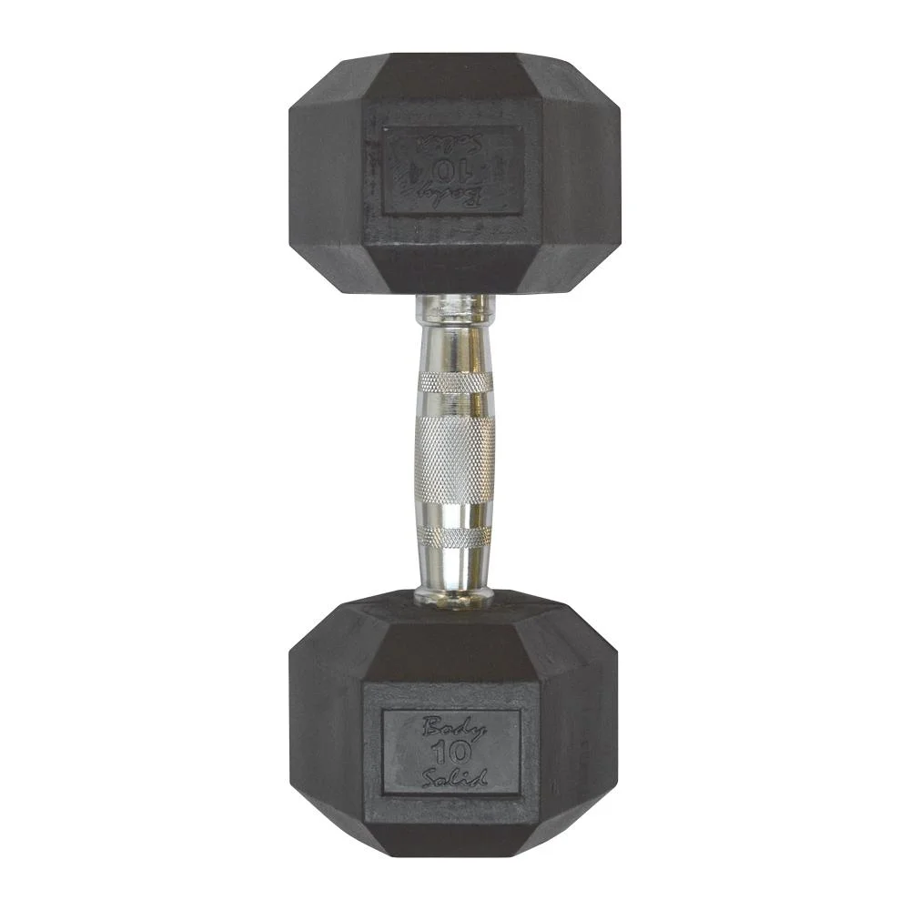 Šešiakampiai gumuoti svarmenys HEXRU 1-50 kg Šešiakampiai gumuoti svarmenys HEXRU 1-35 kg