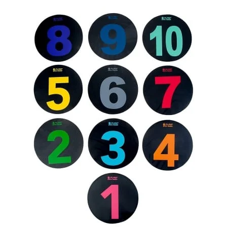 Žymėjimo diskeliai su numeracija Pure2improve Žymėjimo diskeliai su numeracija Pure2improve