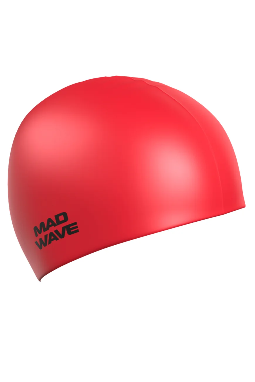 Plaukimo kepurėlė MAD WAVE INTENSIVE, Raudona