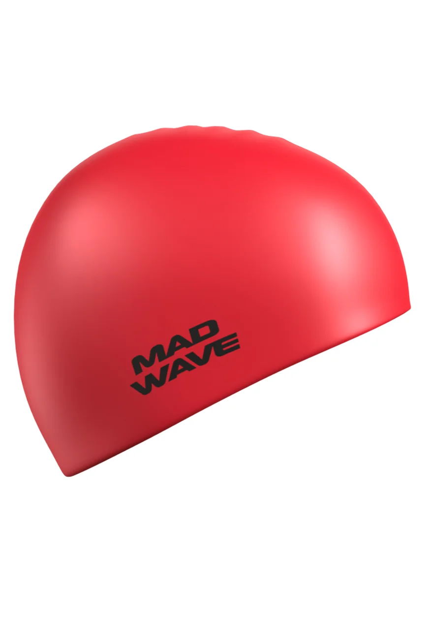 Plaukimo kepurėlė MAD WAVE INTENSIVE, Raudona
