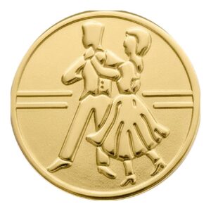 aluminum-emblem-dance iklija insdert for medal šokiai