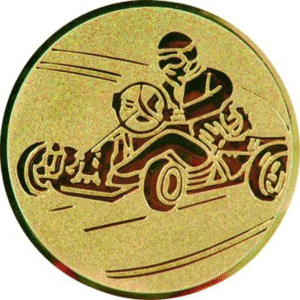 kartingu priklijuojamas viduriukas, emblema