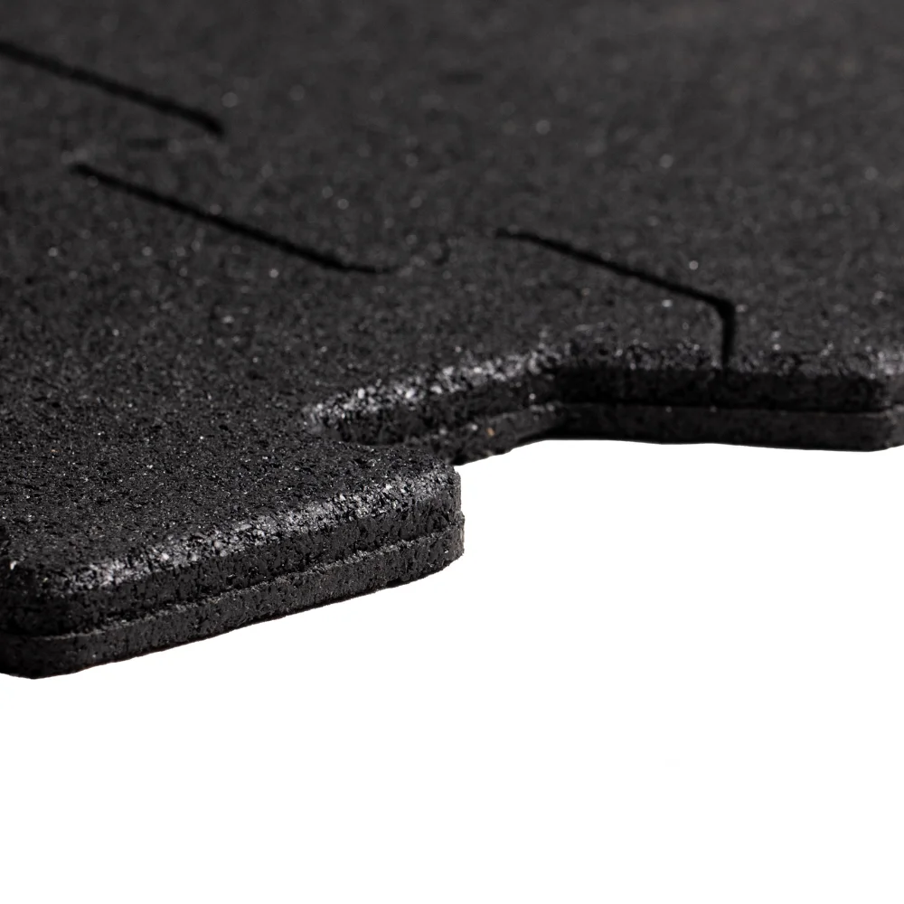 Guminė danga Premium PUZZLE BLACK, 1025x1025x 8-9 mm Guminė danga PUZZLE BLACK, 1025x1025x15-20 mm