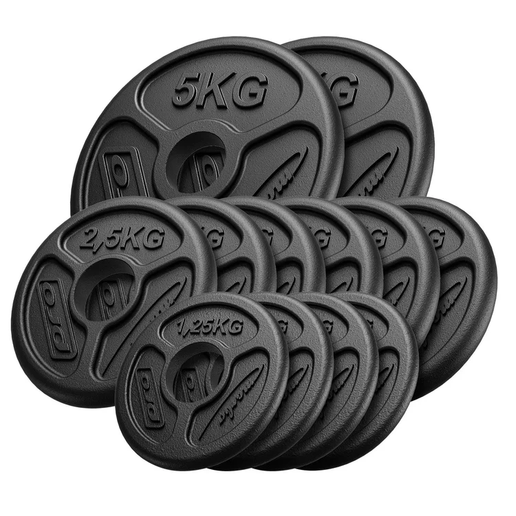 Olimpinių ketaus diskų rinkinys 51 mm Olimpinių ketaus diskų rinkinys 51 mm