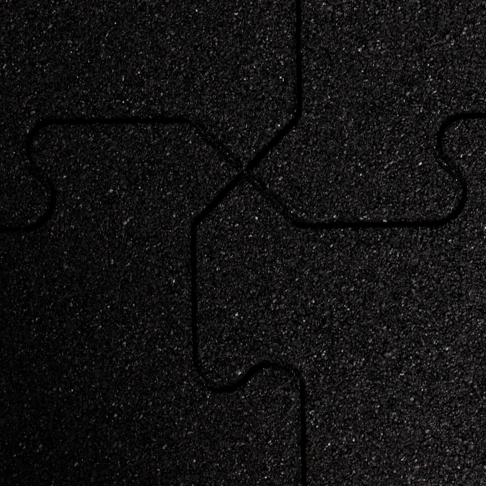 Guminė danga Premium PUZZLE BLACK, 1025x1025x 8-9 mm Guminė danga PUZZLE BLACK, 1025x1025x15-20 mm