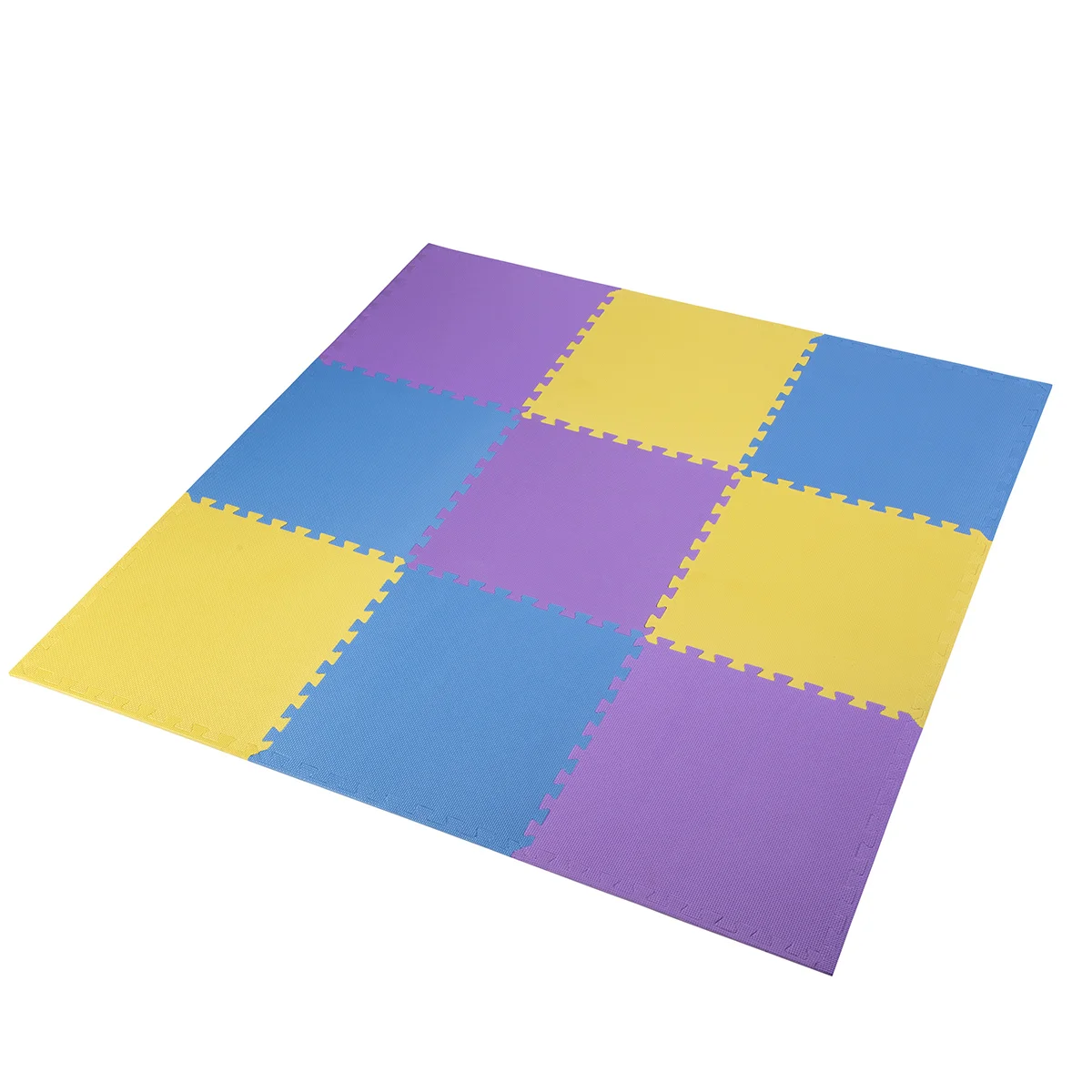 Spalvota puzzle danga, 9 vnt., 60x60x1 cm Spalvota puzzle danga, 9 vnt., 60x60x1 cm