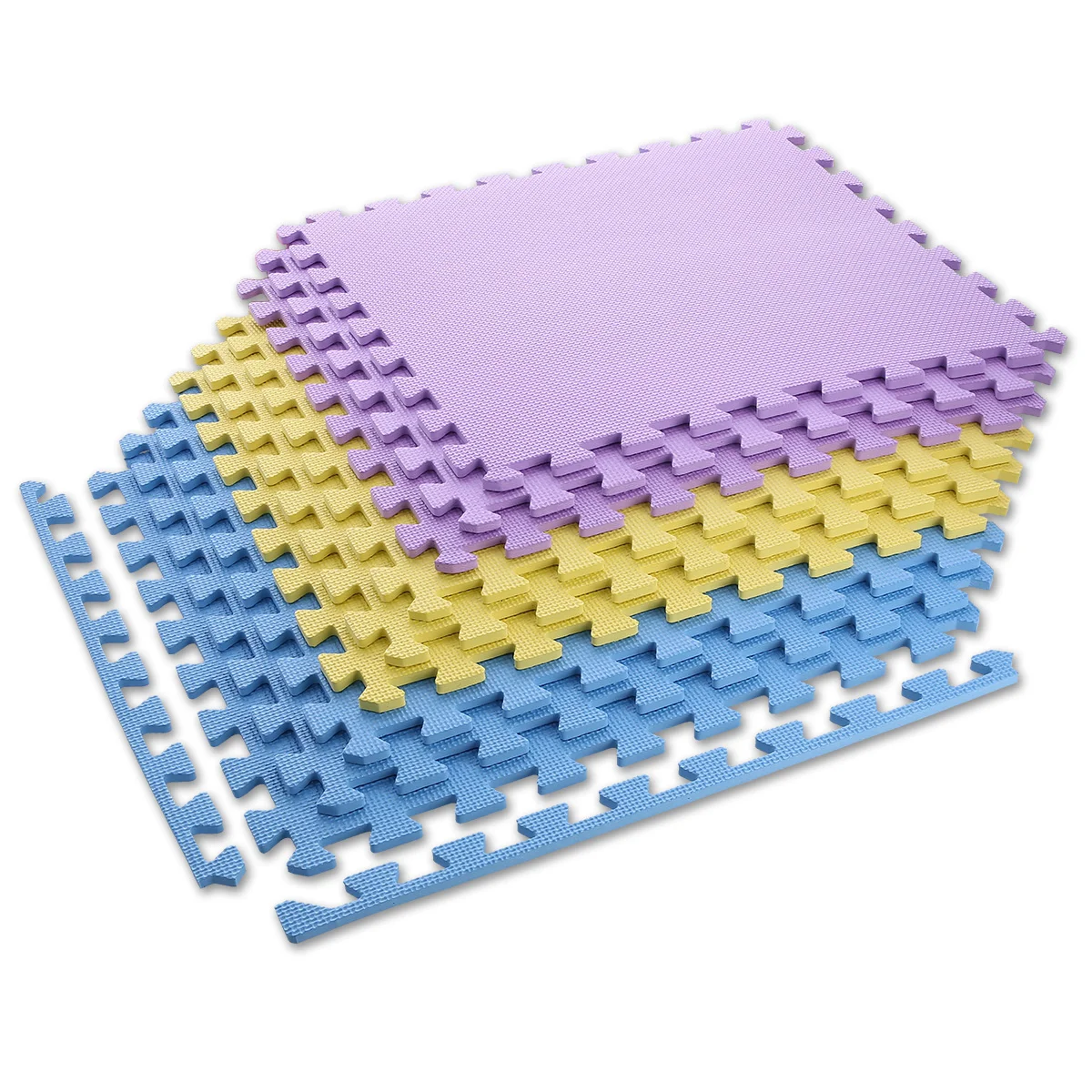 Spalvota puzzle danga, 9 vnt., 60x60x1 cm Spalvota puzzle danga, 9 vnt., 60x60x1 cm