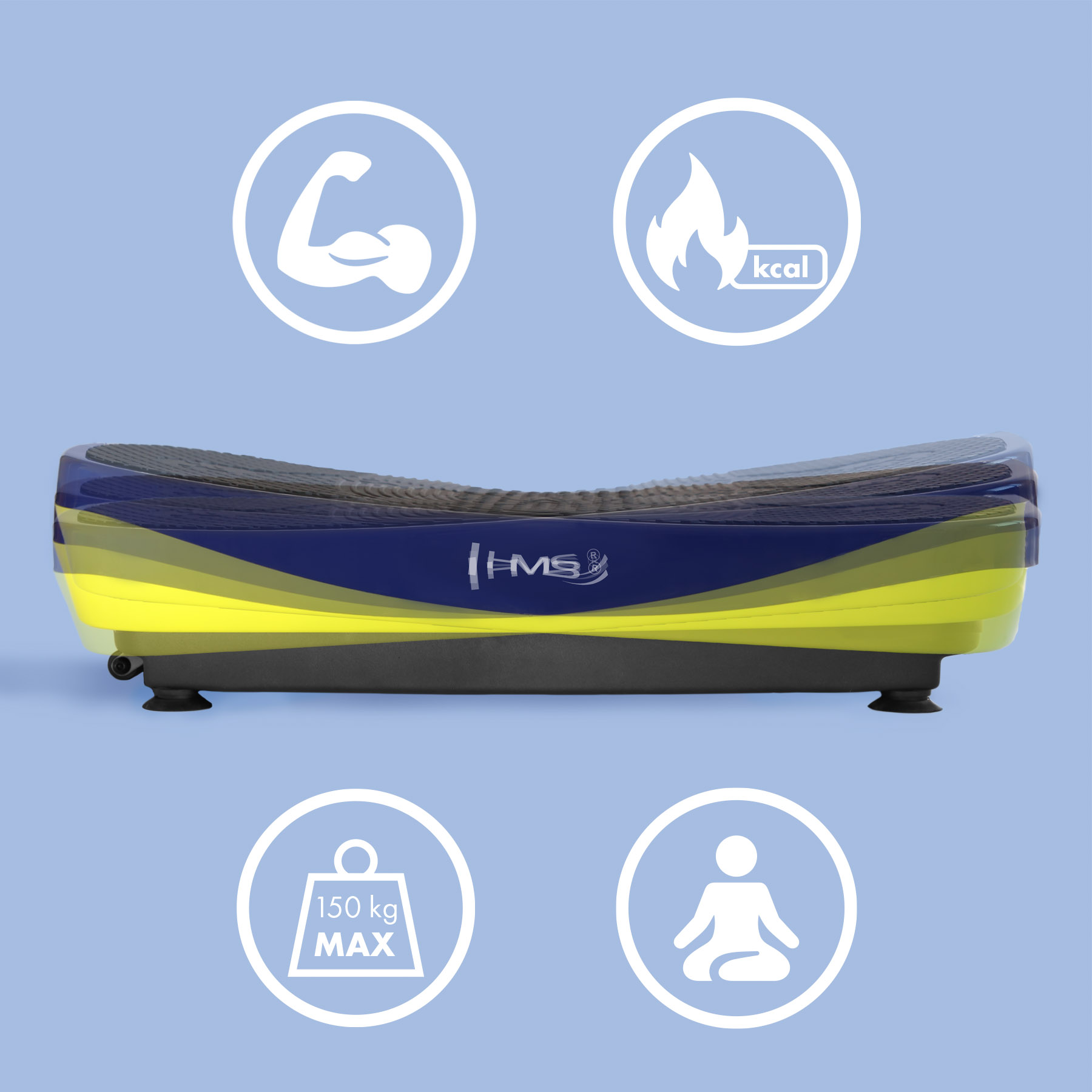 Vibracinė platforma 78 × 40 × 14 cm - Image 4