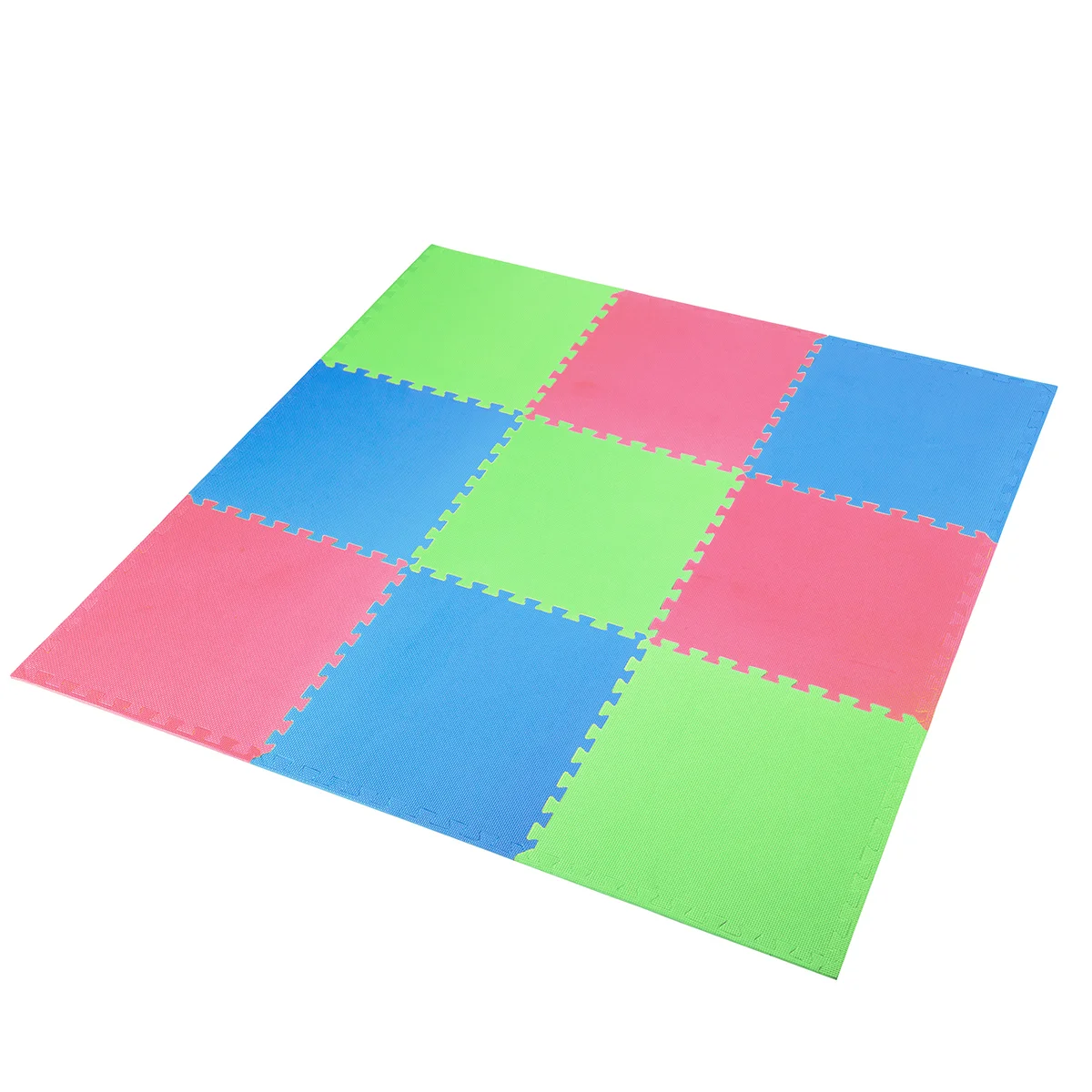Spalvota puzzle danga, 9 vnt., 60x60x1 cm Spalvota puzzle danga, 9 vnt., 60x60x1 cm