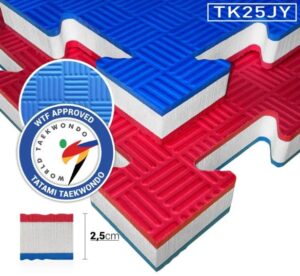 Tatami Taekwondo TK25JY, 100×100×2,5cm, WT patvirtinta
