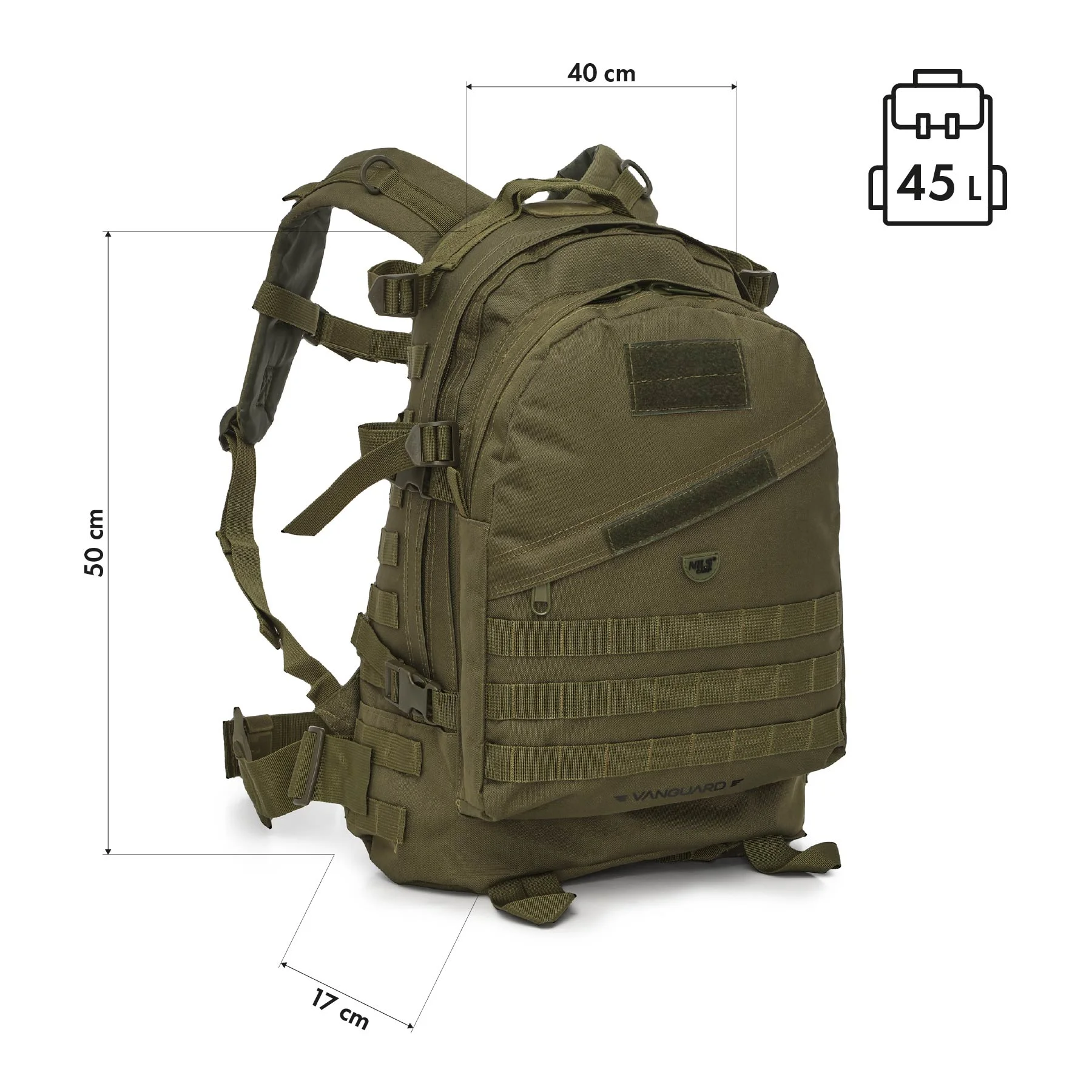 Taktinė kuprinė NC3904, 45 L Taktinė kuprinė NC3904, 45 L