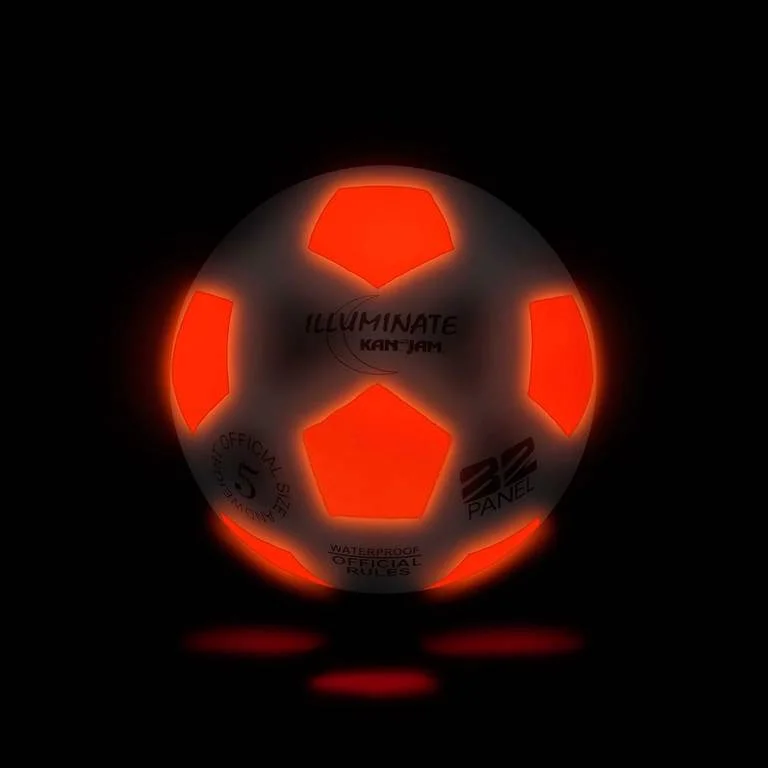 Futbolo kamuolys KanJam illuminate, juoda sp./raudona sp. - Image 2 Futbolo kamuolys KanJam illuminate, juoda sp./raudona sp. - Image 2