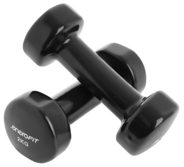 Hantelių rinkinys 12 kg su stovu „Enerо Fit“