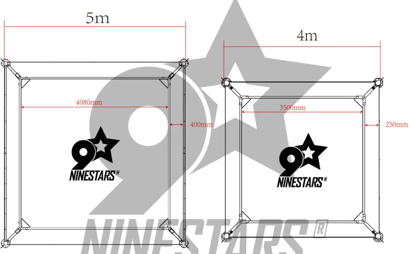 Sulankstomas bokso ringas NineStars® – individualiai pritaikomas Sulankstomas bokso ringas NineStars® – individualiai pritaikomas - Image 3