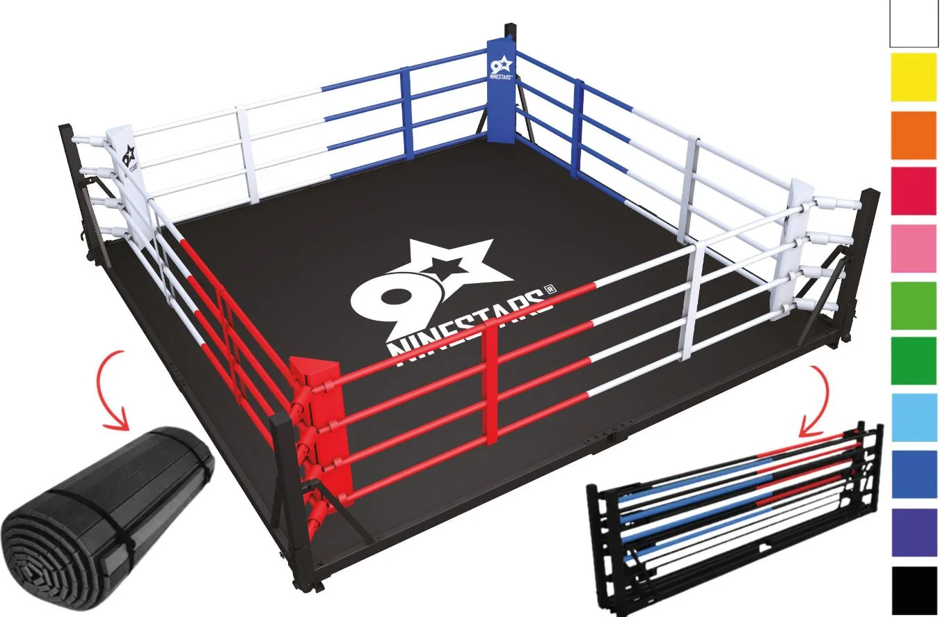 Sulankstomas bokso ringas NineStars® – individualiai pritaikomas Sulankstomas bokso ringas NineStars® – individualiai pritaikomas